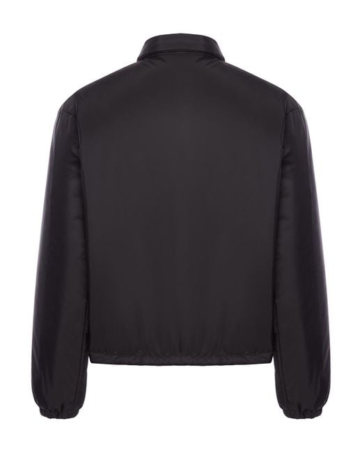 Prada Black Re-Nylon Bomber Jacket for men