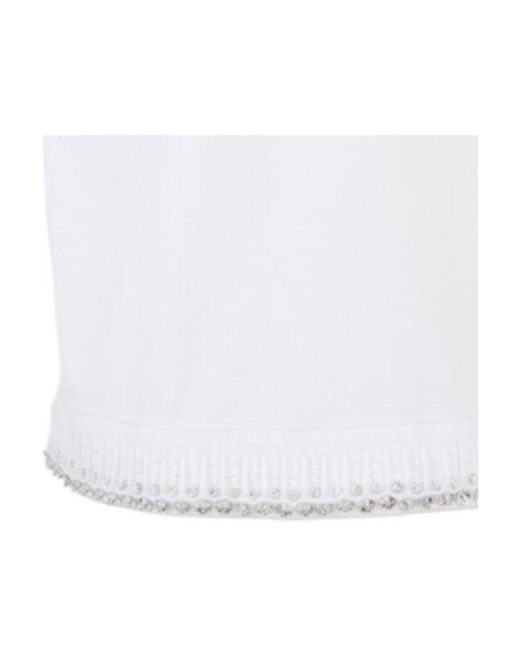 Fendi White Jersey T-Shirt