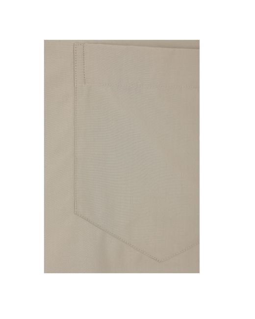 AMI Natural Short Sleeved Button-Up Shirt for men