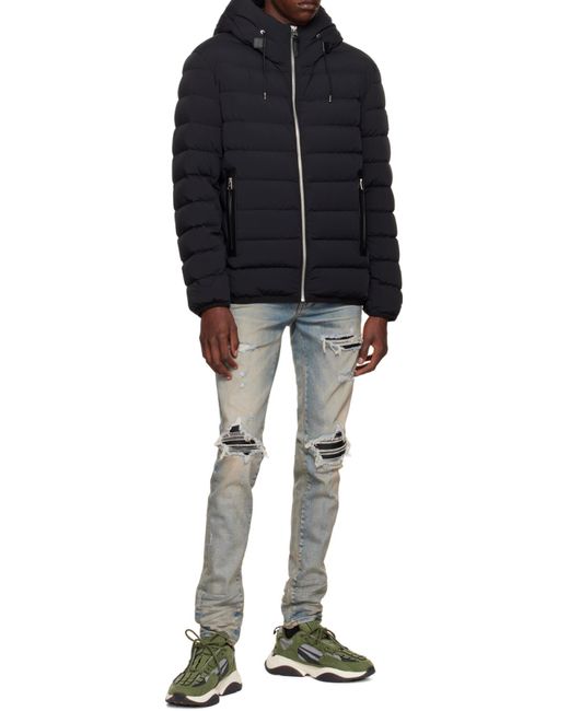 Mackage Black Matte-Finished Padded Jacket for men