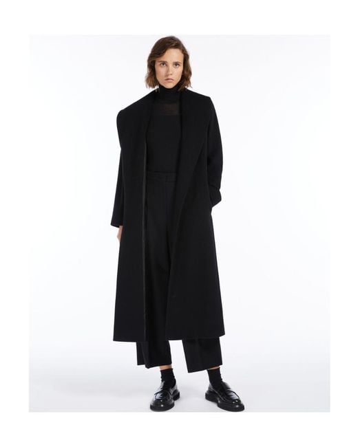 Max Mara Black Wool Casual Pants