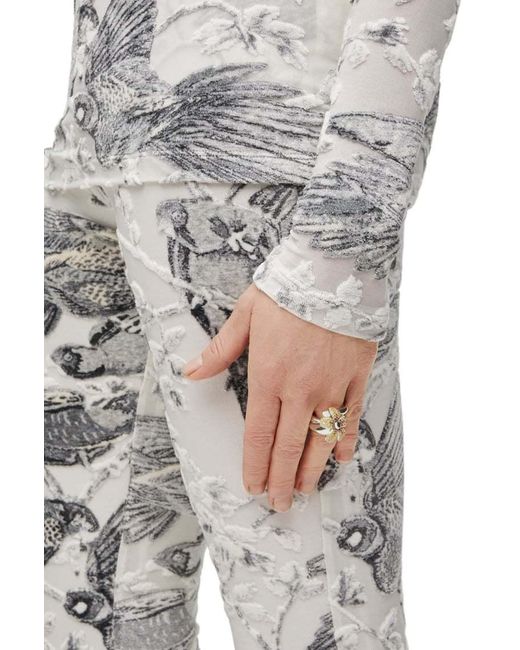 Loewe White Flor Ring