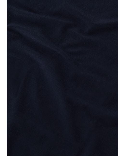 Loro Piana Blue Short-Sleeved Polo Shirt for men