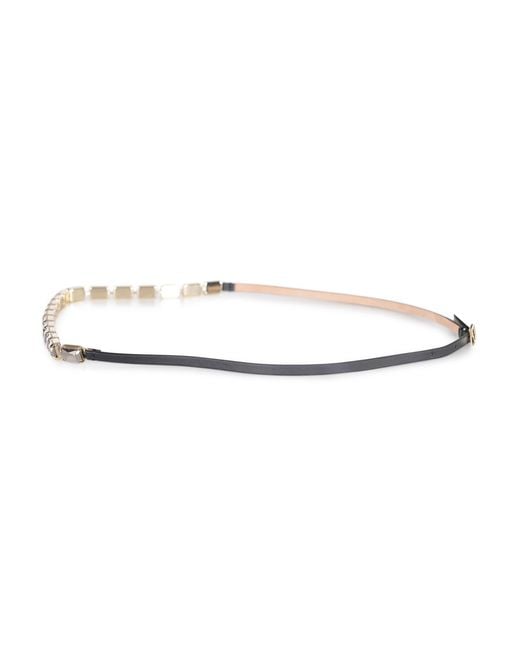 Max Mara White Mxafumante Jewel-Detail Belt