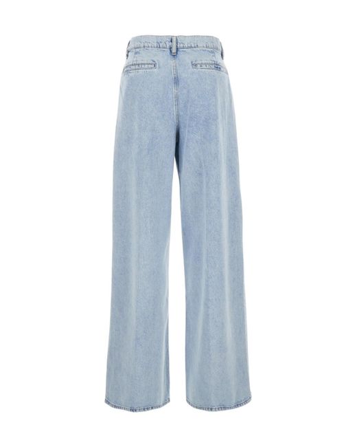 FRAME Blue Belt-Loop Jeans