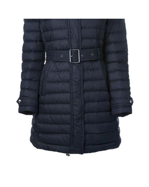 Burberry Blue Long-Sleeved Down Jacket