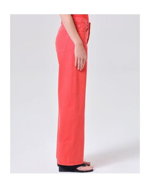 Agolde Red Arc Wide-Leg Jeans