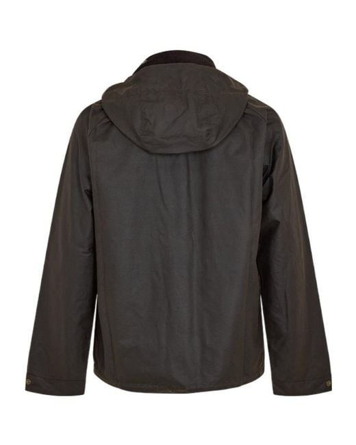 Barbour Black Long-Sleeved Casual Jacket for men