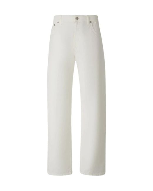 Pt Pantaloni White Belt Loop Jeans for men