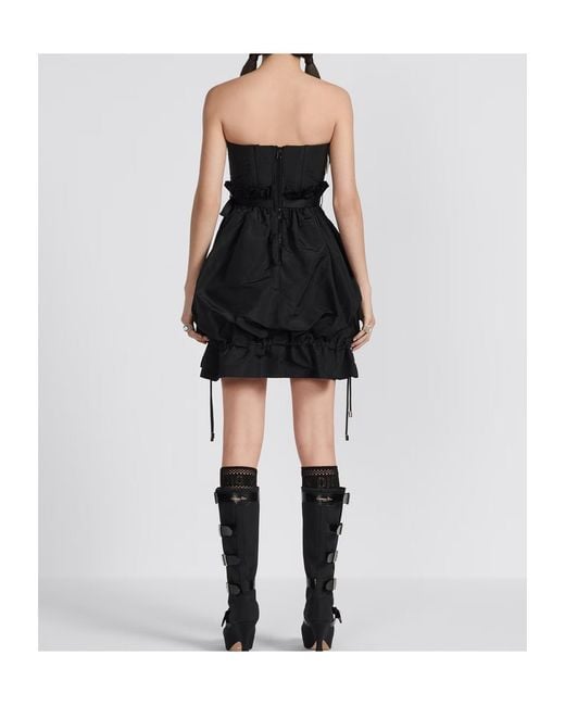 Dior Black Zipper Dress