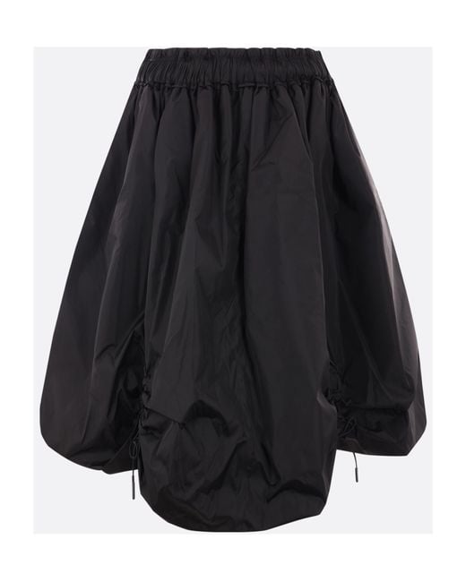Simone Rocha Black Ruched Puffball Shell Skirt