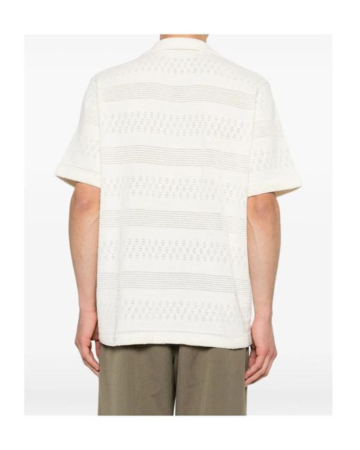Samsøe & Samsøe White Short-Sleeved Shirt for men