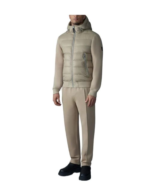 Mackage Green Frank-R Hooded Zip Jacket for men