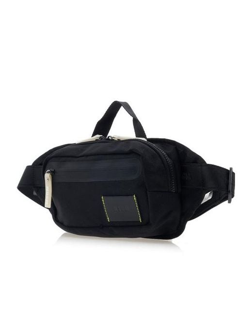 MSGM Black Zippered Waist Pack