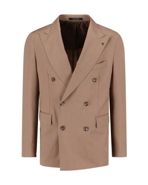 Tagliatore Natural Double-Breasted Suit for men