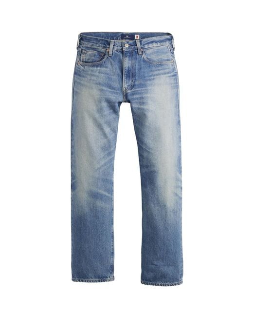 Levi's Blue Saddle Rock Mij Logo-Patch Jeans for men