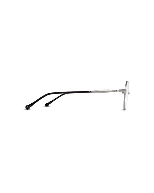 Matsuda White Full Frame Plain Mirror for men