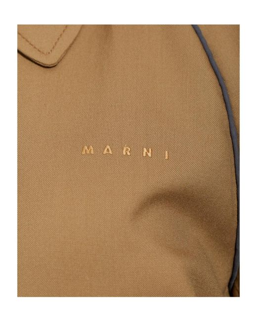 Marni Natural Wool Bomber Jacket