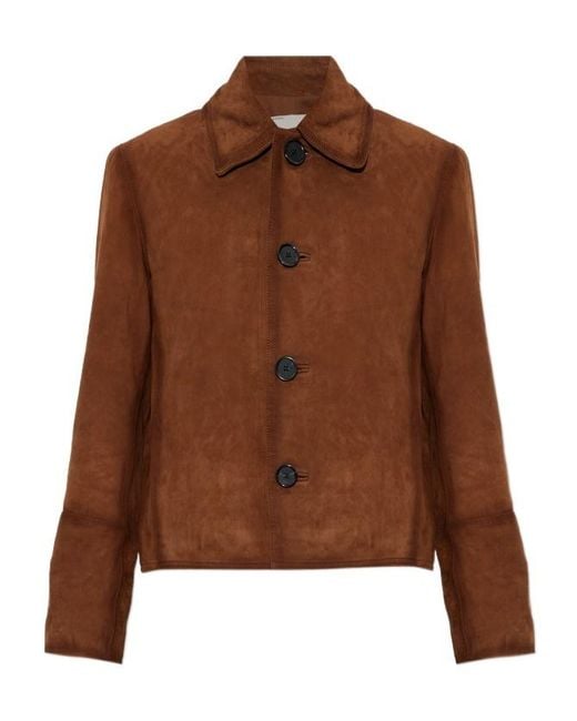 Zadig & Voltaire Brown Lessa Suede Leather Jacket