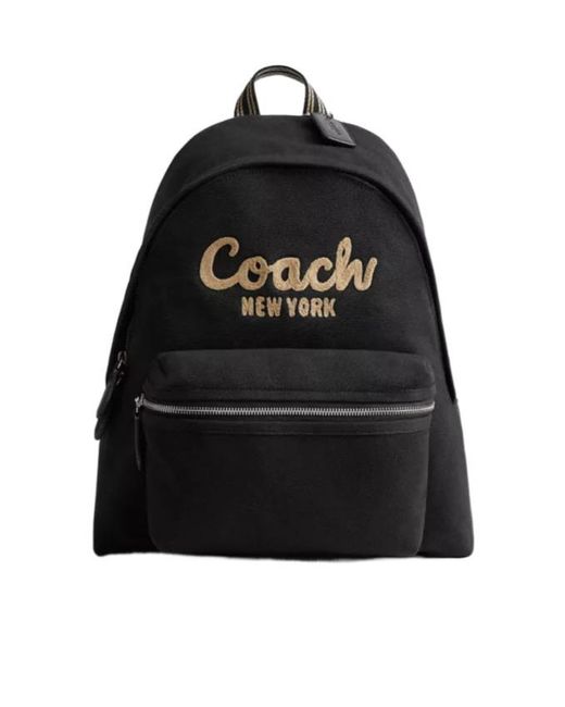 COACH Black Cargo Backpack