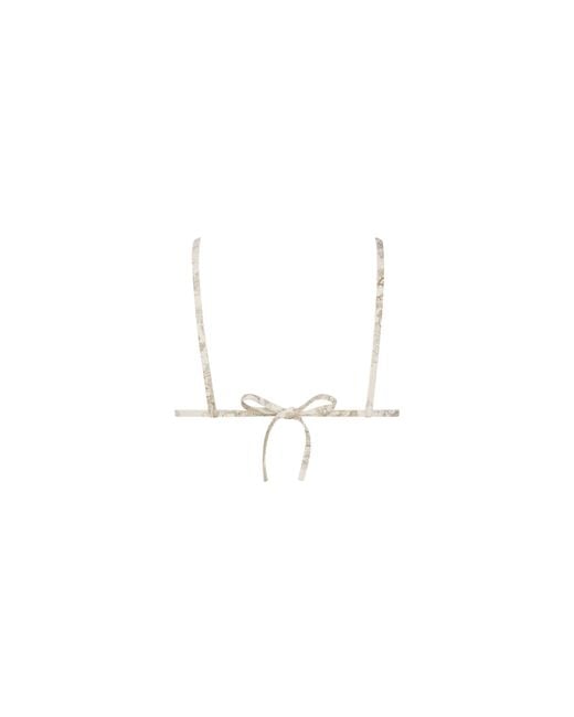 Dior White Iviera Bikini Top