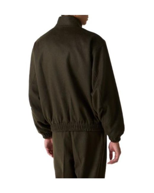 Auralee Green Soft Camel Hair Jacket for men