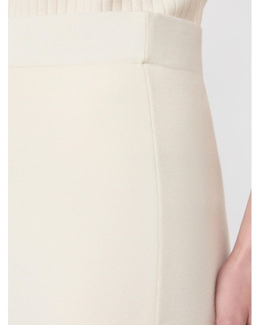 Max Mara White Pencil Skirt