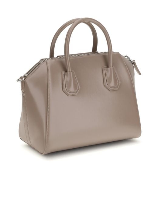 Givenchy Brown Small Antigona Top Handle Bag