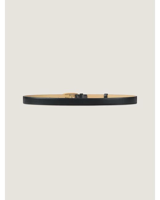 Givenchy White Buckle Belt