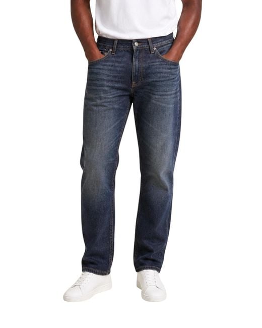 Calvin Klein Blue Belt Loop Jeans for men