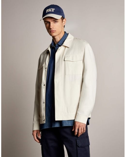 Fay Natural Truck Long-Sleeved Jacket for men