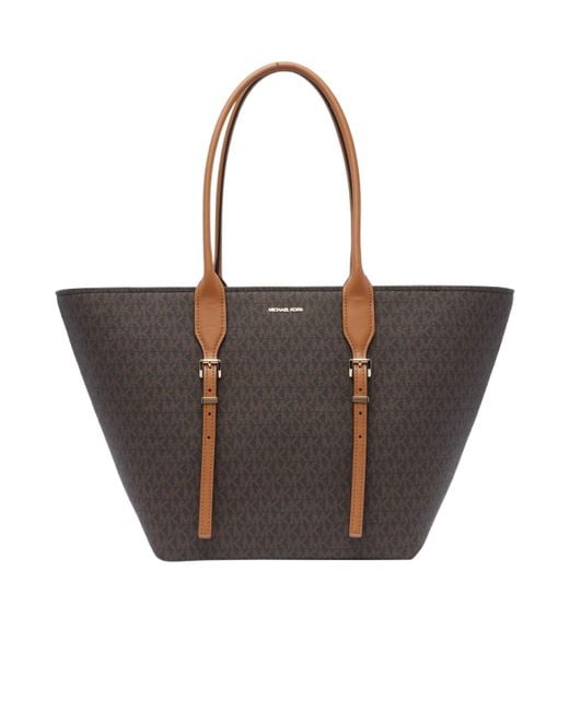 Michael Kors Brown Pratt Top Handle Bag