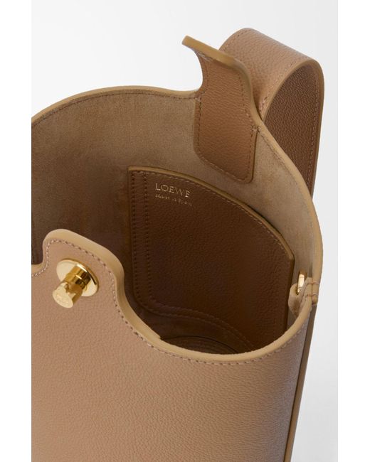Loewe Natural Mini Pebble Bucket Bag