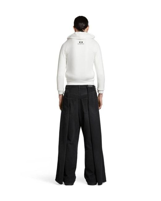 Balenciaga Black Double Side Pants for men