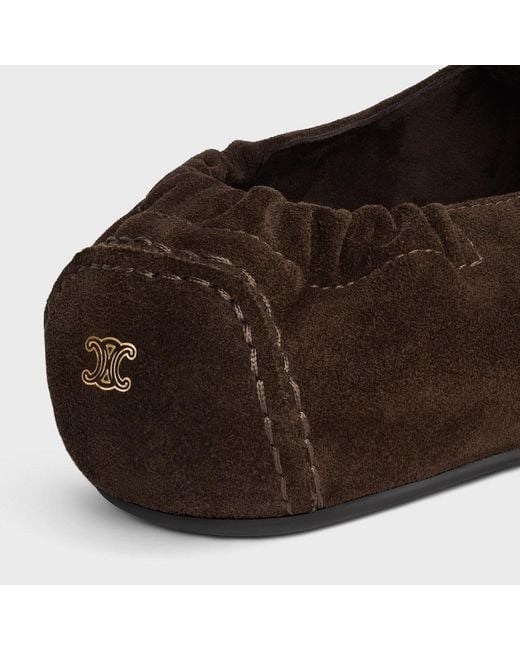 Céline Brown Adam Lace-Up Loafer