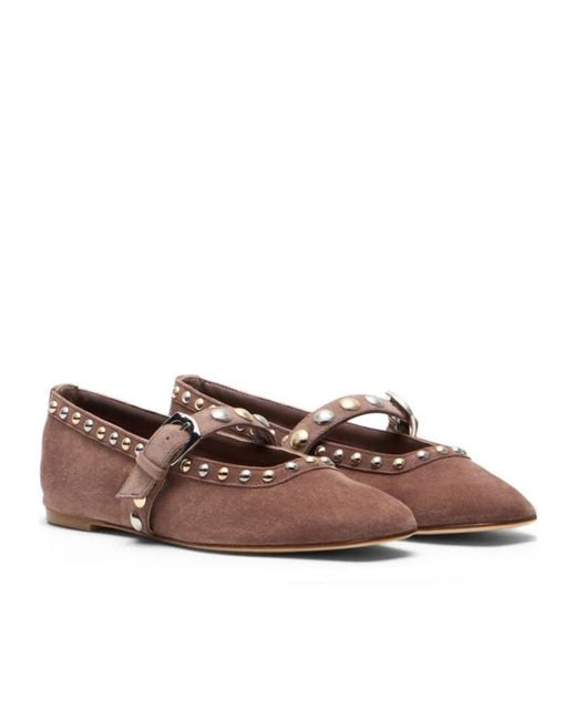 Stuart Weitzman Brown Perry Mary Jane