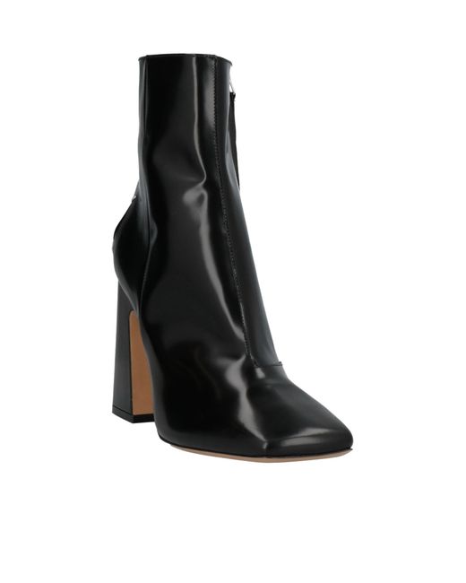 Maison Margiela Black Two-Tone Genuine Leather Ankle Boots