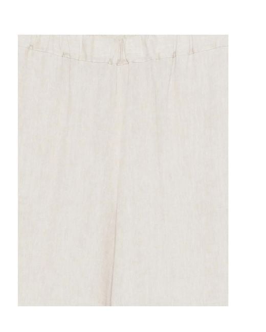 Antonelli White Elasticated Trousers