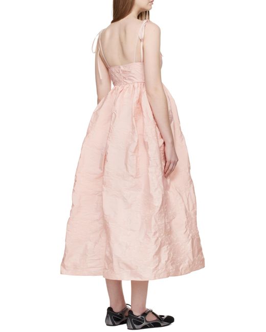CECILIE BAHNSEN Pink Sleeveless Dress