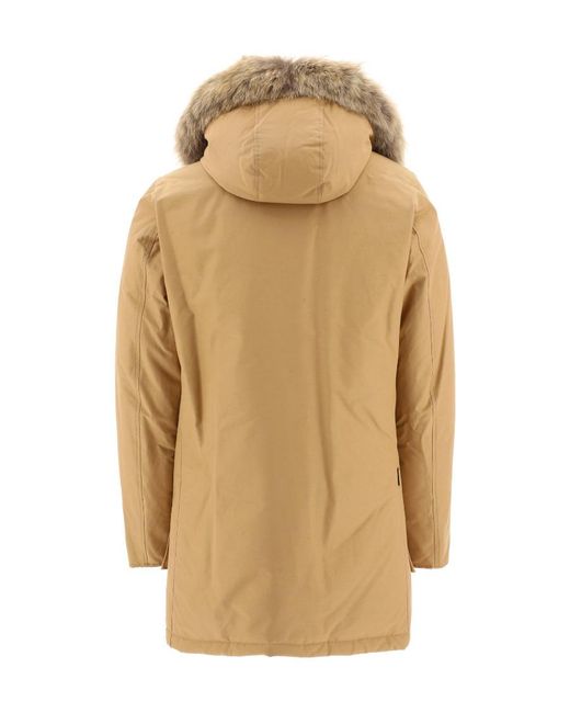 Woolrich Metallic Logo Down Jacket for men