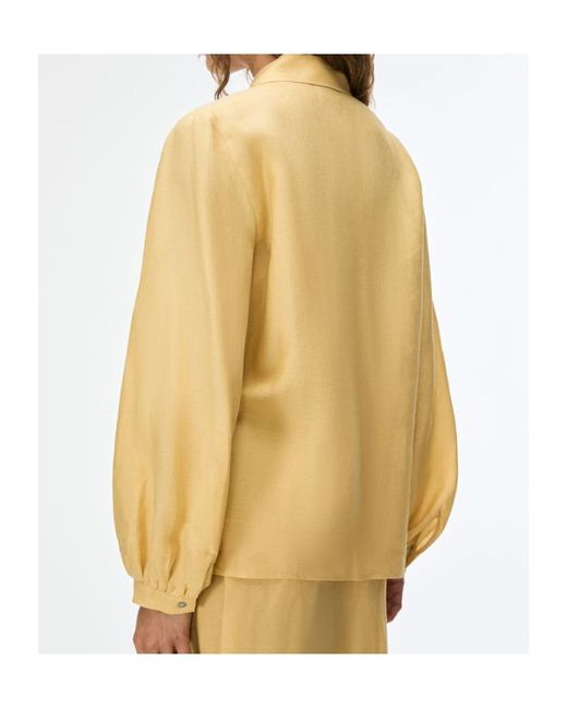 iBlues Yellow Linen Shirt