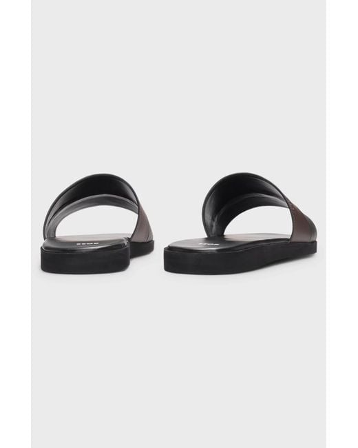 Boss Multicolor Logo-Debossed Slides for men