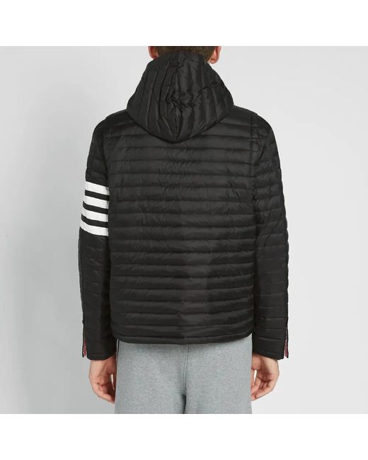 Thom Browne Black Padded Zipped Jacket for men