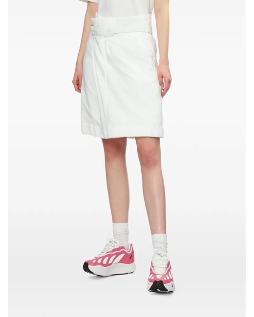 Comme des Garçons White Belt Loop Shorts