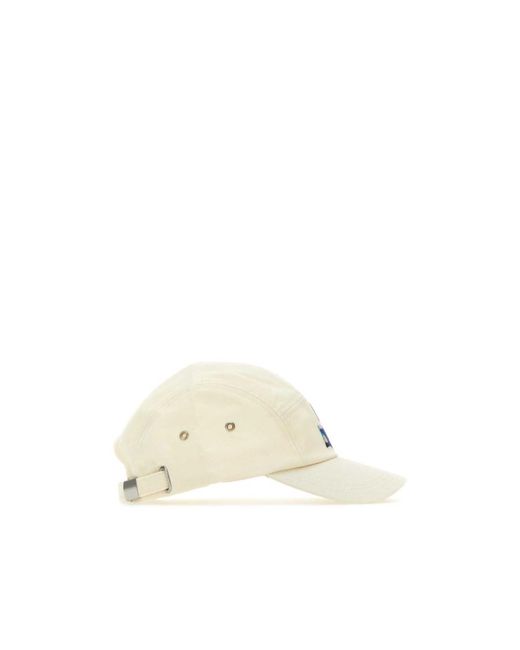 Isabel Marant White Logo-Embroidered Baseball Cap