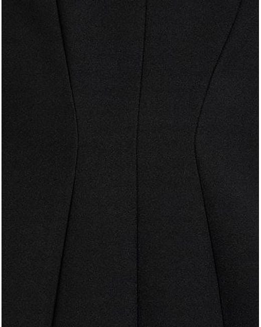 Max Mara Black Strapless Sleeveless Flare Skirt