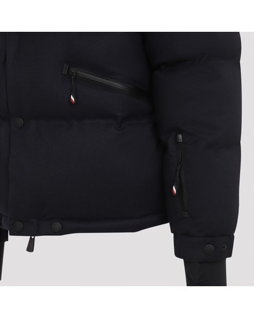 Moncler Blue Grenoble Krun Short Down Jacket for men
