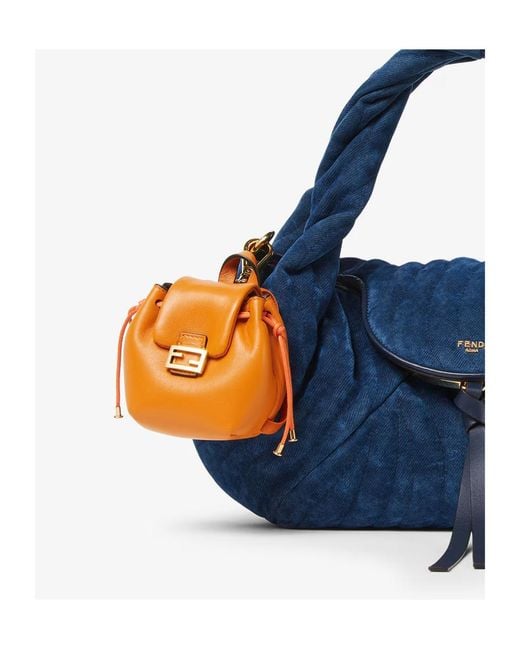 Fendi Orange Nano Backpack Charm