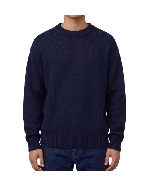 Lisa Yang Blue Crew-Neck Cashmere Sweater for men