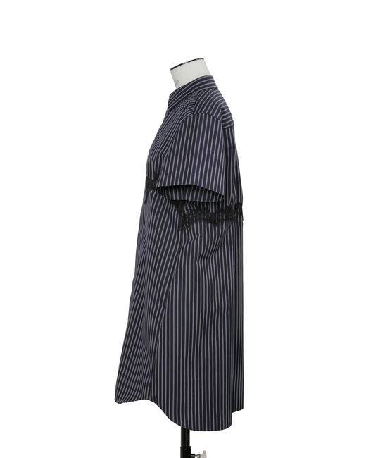 Sacai Blue Striped Dress